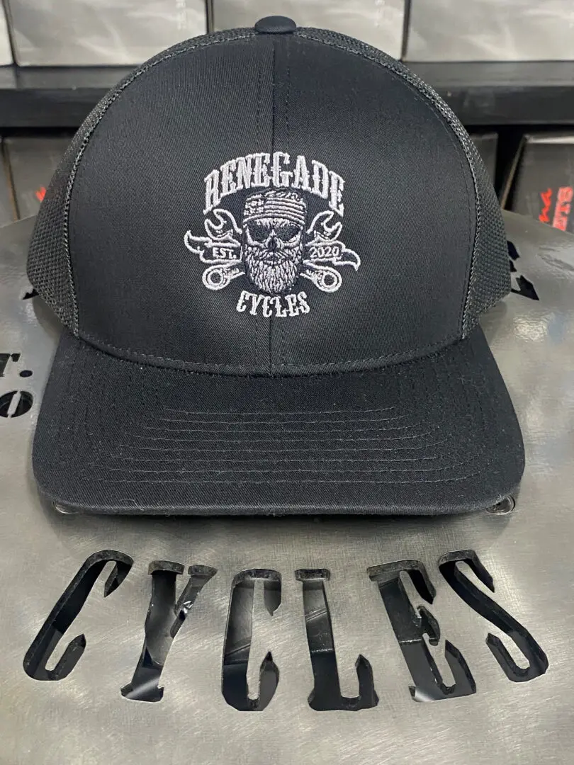 Black Snapback Trucker Hat